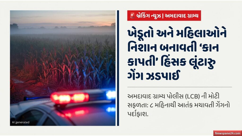 LCB અમદાવાદ : સુતેલા ખેડૂતોના કાન કાપી દાગીના લૂંટતી ‘ક્રૂર ગેંગ’ ઝડપાઈ: અમદાવાદ ગ્રામ્ય LCBનો સપાટો 42 LCB અમદાવાદ