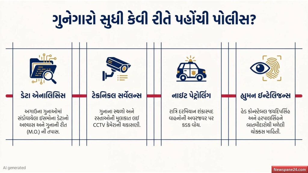 LCB અમદાવાદ : સુતેલા ખેડૂતોના કાન કાપી દાગીના લૂંટતી ‘ક્રૂર ગેંગ’ ઝડપાઈ: અમદાવાદ ગ્રામ્ય LCBનો સપાટો 54 LCB અમદાવાદ