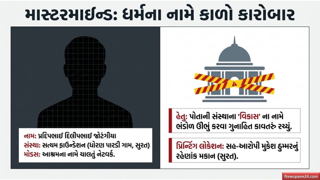 ક્રાઈમ બ્રાંચ : સુરતથી અમદાવાદ સુધી ફેલાયેલું નકલી નોટોનું નેટવર્ક ધ્વસ્ત : ₹2.38 કરોડની નોટો સાથે 7 ઝડપાયા 56 નકલી નોટો