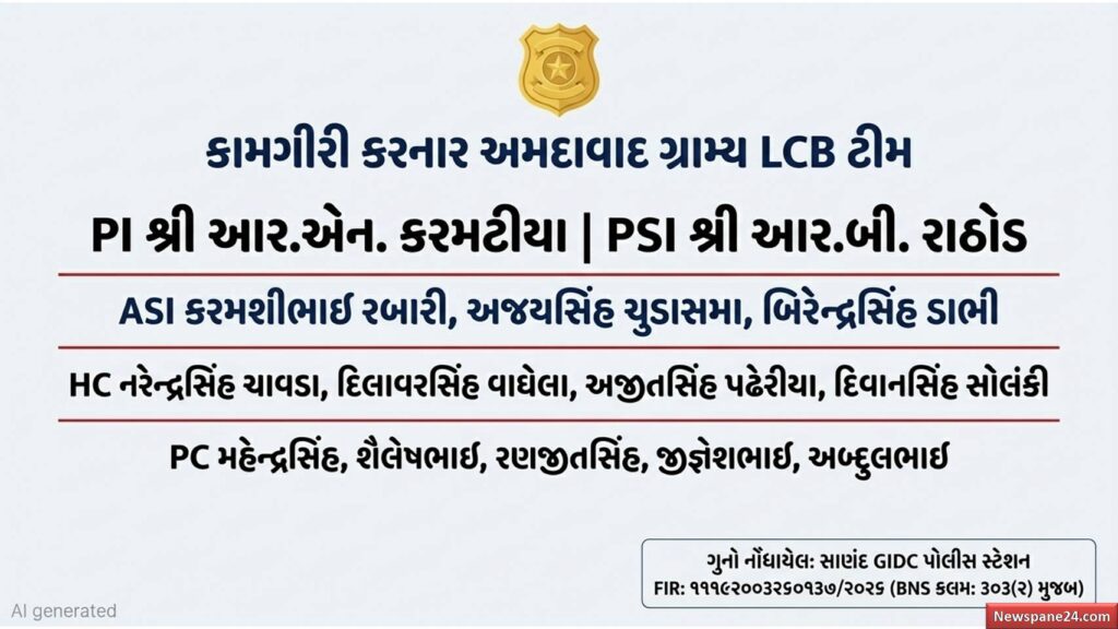 અમદાવાદ ગ્રામ્ય LCB એ GIDCમાં તાંબુ ચોરતી ગેંગના 5 શખ્સો દબોચ્યા, 127 કિલો તાંબા સાથે લાખોનો મુદ્દામાલ રિકવર 52 અમદાવાદ ગ્રામ્ય LCB