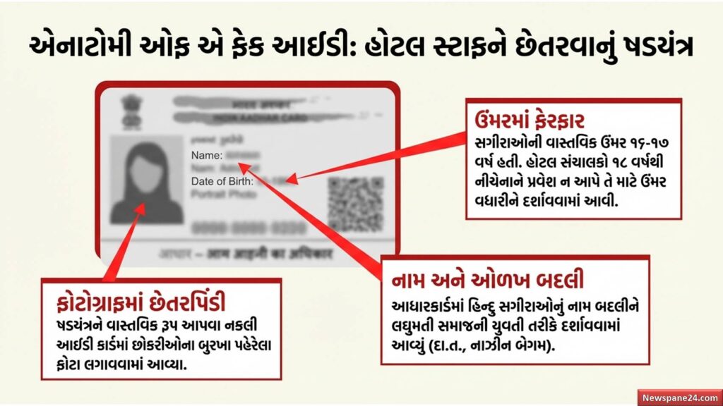 લવ જેહાદ : હોટલમાં જવા હિન્દુ દીકરીઓને બનાવી 'બેગમ': બુરખાવાળા નકલી આધારકાર્ડના ખૌફનાક ખેલનો પર્દાફાશ! 56 લવ જેહાદ