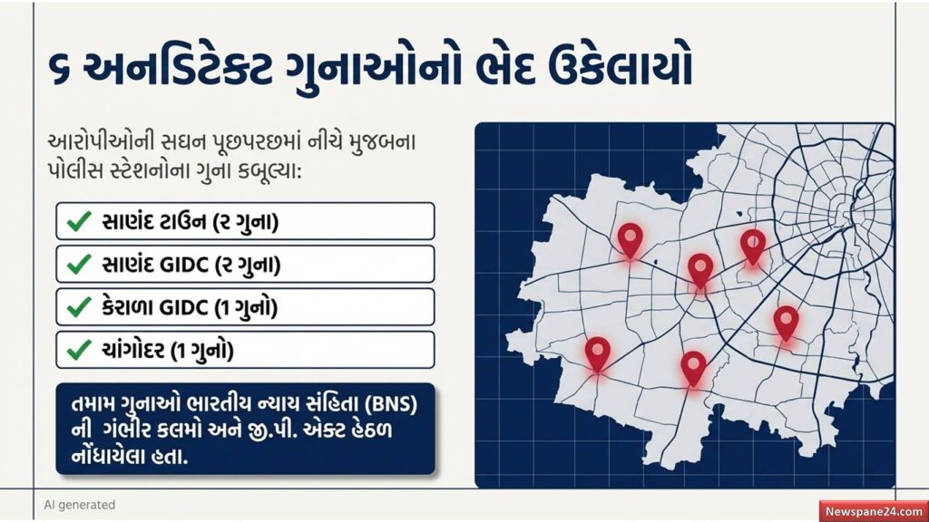 LCB અમદાવાદ : સુતેલા ખેડૂતોના કાન કાપી દાગીના લૂંટતી ‘ક્રૂર ગેંગ’ ઝડપાઈ: અમદાવાદ ગ્રામ્ય LCBનો સપાટો 58 6 36