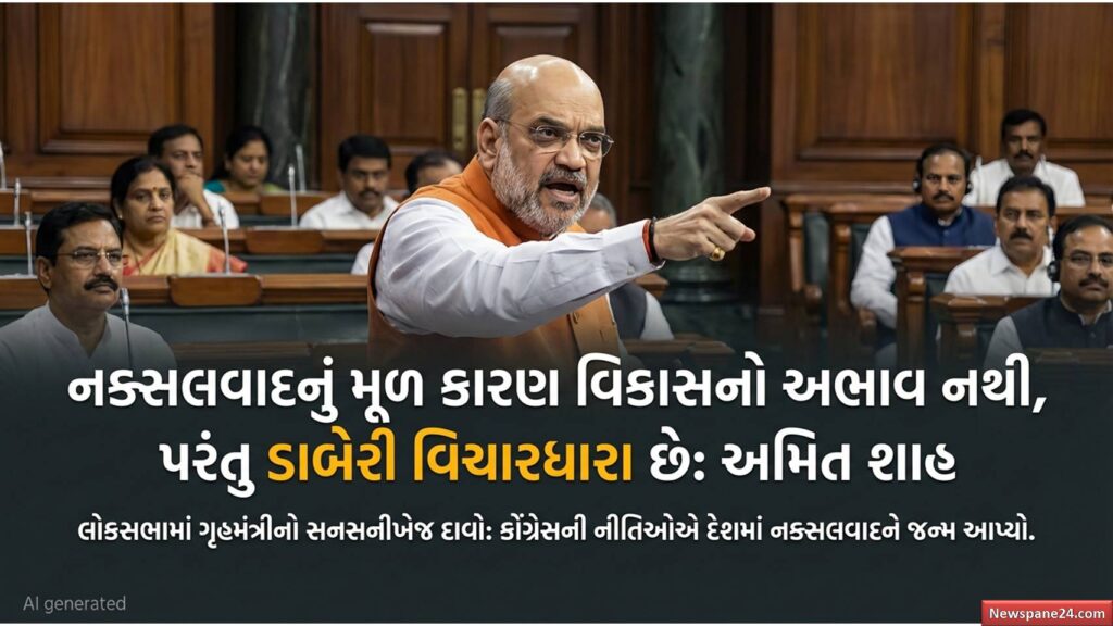 અમિત શાહ : નક્સલવાદના મૂળમાં ઈન્દિરા ગાંધી અને ડાબેરી વિચારધારા! લોકસભામાં અમિત શાહની ગર્જના 41 અમિત શાહ