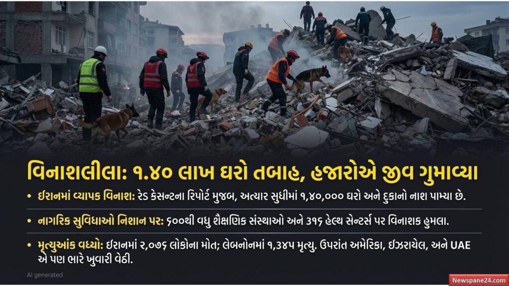 ઇઝરાયેલ-ઈરાન યુદ્ધ : ઈરાનનો 'લાઈફલાઈન' ગણાતો પુલ તબાહ, ટ્રમ્પની ચેતાવણી : "મોડું થાય એ પહેલાં ડીલ કરી લો" 50 ઇઝરાયેલ-ઈરાન યુદ્ધ