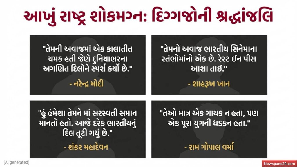 આશા ભોંસલે : અવાજની દુનિયાનો એક જાદુઈ યુગ આથમ્યો: આશા તાઈનું 92 વર્ષની વયે દુઃખદ નિધન 61 આશા ભોંસલે