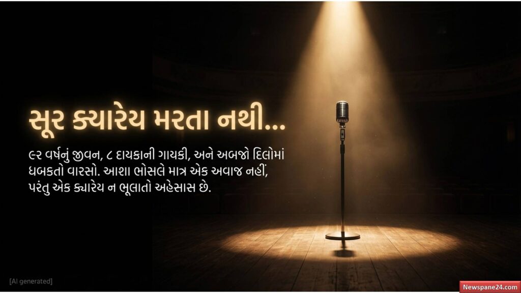 આશા ભોંસલે : અવાજની દુનિયાનો એક જાદુઈ યુગ આથમ્યો: આશા તાઈનું 92 વર્ષની વયે દુઃખદ નિધન 62 આશા ભોંસલે