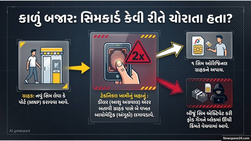 સીમ કાર્ડની ચોરી