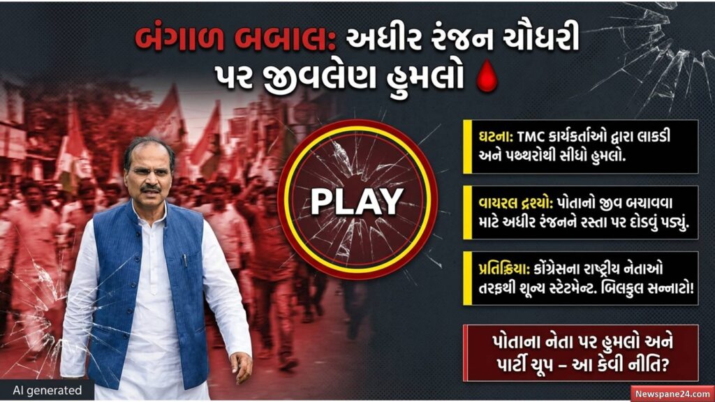 કોંગ્રેસ : નેતાઓની સુરક્ષા કરતાં ગઠબંધન મોટું? UN ગજવનાર થરૂર અને સંસદ ગજવનાર અધીર રંજન લોહીલુહાણ! 48 કોંગ્રેસ