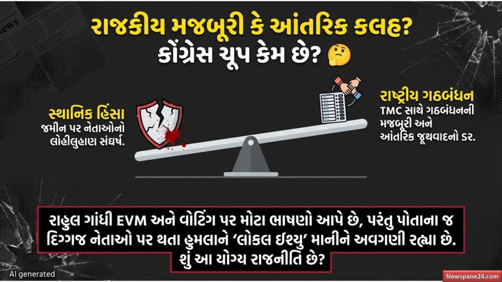 કોંગ્રેસ : નેતાઓની સુરક્ષા કરતાં ગઠબંધન મોટું? UN ગજવનાર થરૂર અને સંસદ ગજવનાર અધીર રંજન લોહીલુહાણ! 50 કોંગ્રેસ