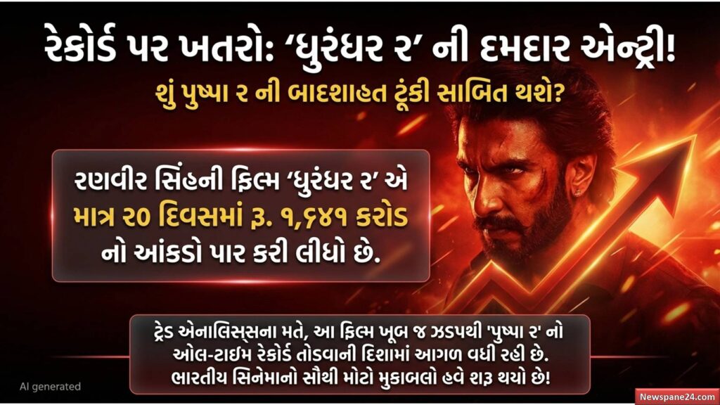 બોલીવુડ : પુષ્પા 2 નો રેકોર્ડ જોખમમાં: શું 'ધુરંધર 2' બનશે ભારતની સૌથી વધુ કમાણી કરનારી ફિલ્મ? 50 બોલીવુડ