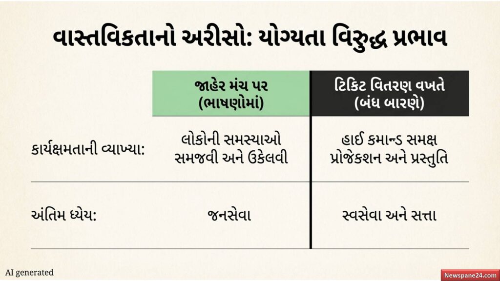 ચૂંટણી : ટિકિટ વિતરણનો ‘મહા-મેળો’ – સેવા, સેટિંગ અને ચમચાગીરીનો ત્રિવેણી સંગમ 56 ચૂંટણી