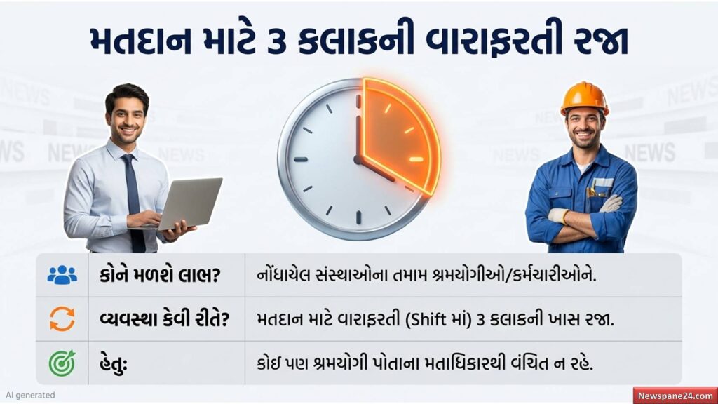 મતદાન માટે ઓફિસથી મળશે રજા! જાણો શ્રમ કમિશનરનો કર્મચારીઓ માટેનો નવો આદેશ 47 મતદાન