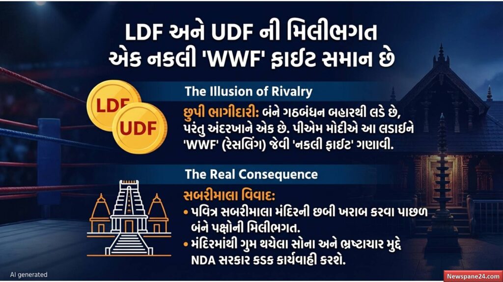 પીએમ મોદી : "કોંગ્રેસ-લેફ્ટ છે જૂઠાણાની ફેક્ટરી" 49 પીએમ મોદી