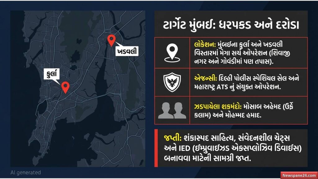 મુંબઈ : રમકડાની કારથી બ્લાસ્ટ કરવાનું ભયાનક કાવતરું: દિલ્હી પોલીસ અને ATS એ બે આતંકી ઝડપી લીધા 47 મુંબઈ