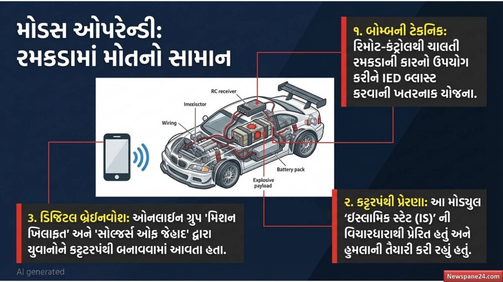 મુંબઈ : રમકડાની કારથી બ્લાસ્ટ કરવાનું ભયાનક કાવતરું: દિલ્હી પોલીસ અને ATS એ બે આતંકી ઝડપી લીધા 48 મુંબઈ
