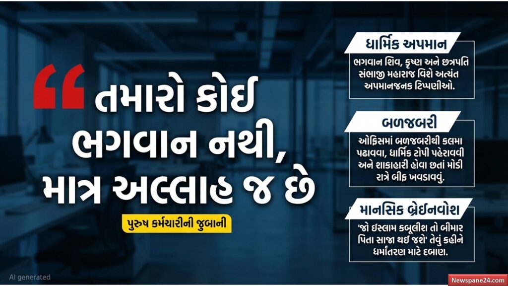 નાસિકની જાણીતી IT કંપનીમાં 'કોર્પોરેટ જેહાદ'નો પર્દાફાશ: યુવતીઓને ગૌમાંસ ખાવા અને નમાઝ પઢવા મજબૂર કરાઈ 54 કોર્પોરેટ જેહાદ