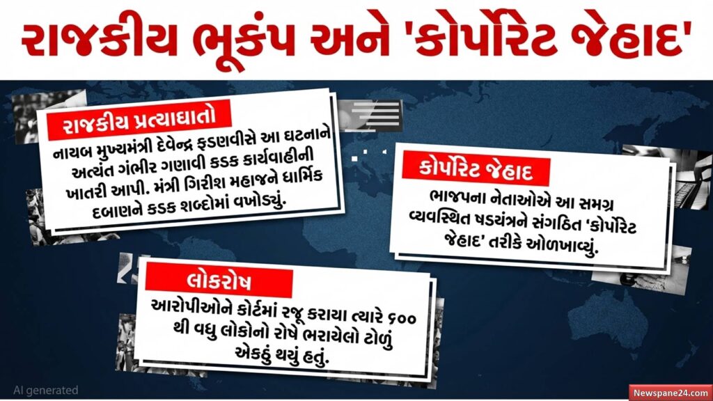 નાસિકની જાણીતી IT કંપનીમાં 'કોર્પોરેટ જેહાદ'નો પર્દાફાશ: યુવતીઓને ગૌમાંસ ખાવા અને નમાઝ પઢવા મજબૂર કરાઈ 60 કોર્પોરેટ જેહાદ