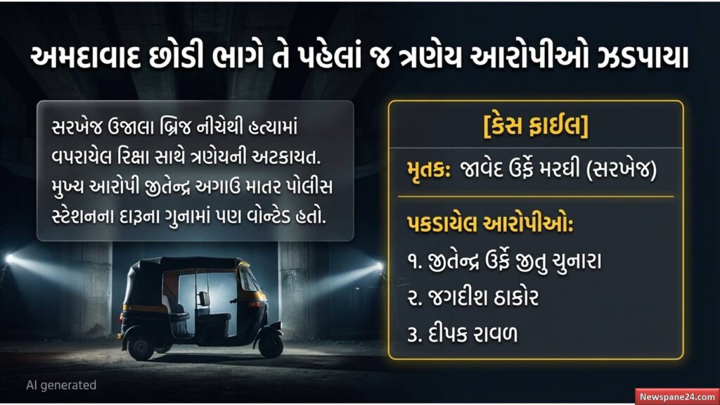 સરખેજ : સાબરમતીના પટમાં સળગતી લાશની સનસનાટીભરી ઘટના : LCB ઝોન-7 એ ફિલ્મી ઢબે આરોપીઓને દબોચ્યા 50 સરખેજ