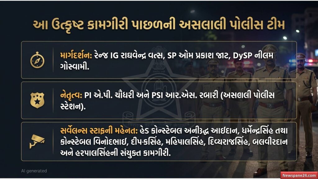 અસલાલી પોલીસે રિટ્ઝ કારમાં ડીઝલની ચોરી કરતા બે રીઢા ગુનેગારો ઝડપી લીધા 52 અસલાલી