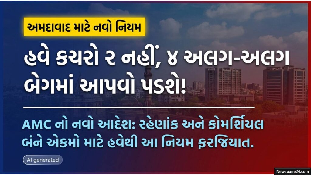 અમદાવાદમાં કચરો ફેંકવાની રીત બદલાઈ, AMC એ જાહેર કર્યા કડક નિયમો 49 Gar Ahm