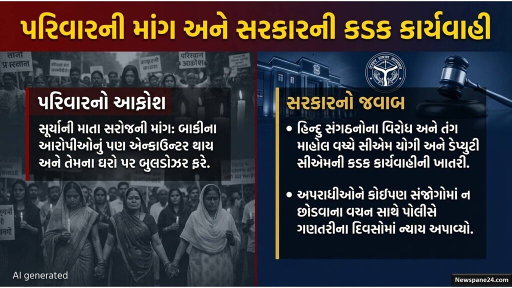 એન્કાઉન્ટર : ‘બકરો હલાલ થતો જોયો છે?’ કહી સુર્યાની હત્યા કરનાર અસદ ઠાર મરાયો 44 Gaziabad murder t