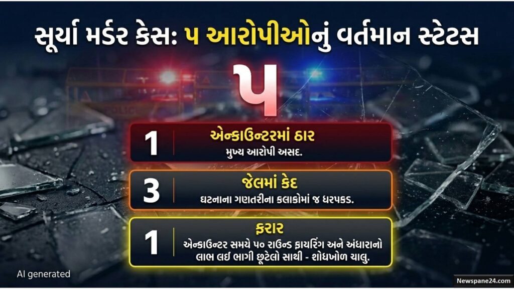 એન્કાઉન્ટર : ‘બકરો હલાલ થતો જોયો છે?’ કહી સુર્યાની હત્યા કરનાર અસદ ઠાર મરાયો 45 Gz 1 4