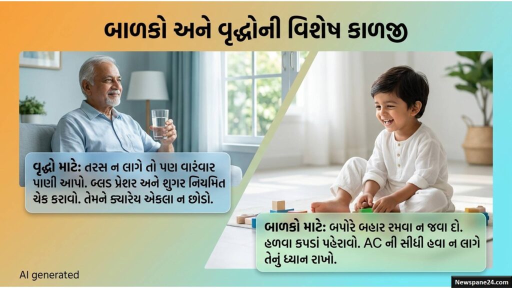 ૪૫ ડિગ્રીમાં બાળકો અને વૃદ્ધોને સુરક્ષિત રાખવાની 'સુપર ટિપ્સ' 49 ગુજરાત
