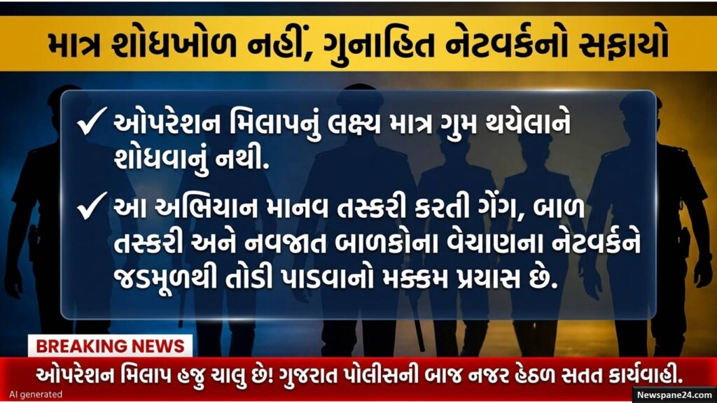 ઓપરેશન મિલાપ : ૨૦૦૭થી ગુમ થયેલા ૨૪,૦૦૦થી વધુ લોકોની શોધમાં ગુજરાત પોલીસનો 'મેગા એક્શન પ્લાન' 54 ઓપરેશન મિલાપ