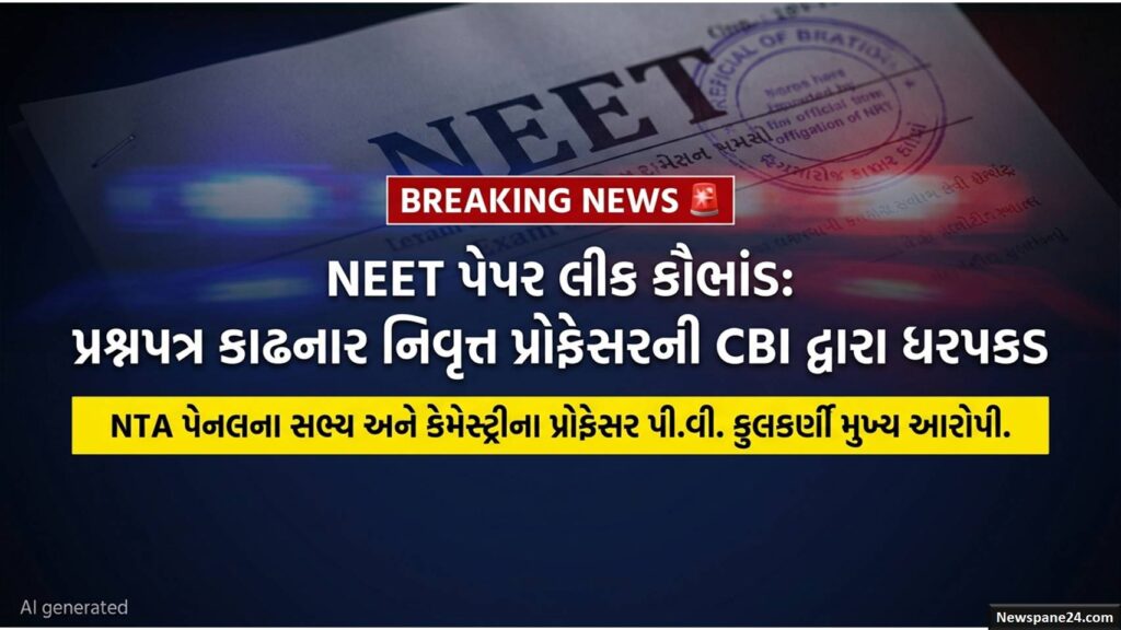 NEET પેપર લીકનો માસ્ટરમાઈન્ડ પ્રોફેસર નીકળ્યો 51 P l N