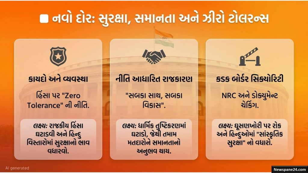 આ વિષય પર ગુજરાતી ન્યૂઝ વેબસાઇટ માટે એક આકર્ષક થંબનેલ આકર્ષક કલર્સમાં 16:9 સાઈઝમાં બનાવો, જોડણી સાચી રાખો. નીચેની લાઈનમાં હાઈલાઈટ કરીને 'ગુજરાતી हिंदी English मैं पढ़े' લખો. ઈમેજ CTR ફ્રેન્ડલી અને આકર્ષક બનાવો.