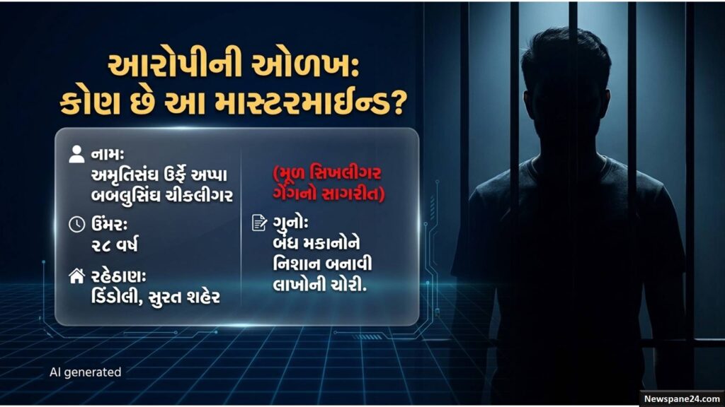 અમદાવાદ : 28 ગુનાનો કાળો ઈતિહાસ ધરાવતા શખ્સની ધરપકડ, 7 લાખથી વધુનો મુદ્દામાલ રિકવર 45 અમદાવાદ
