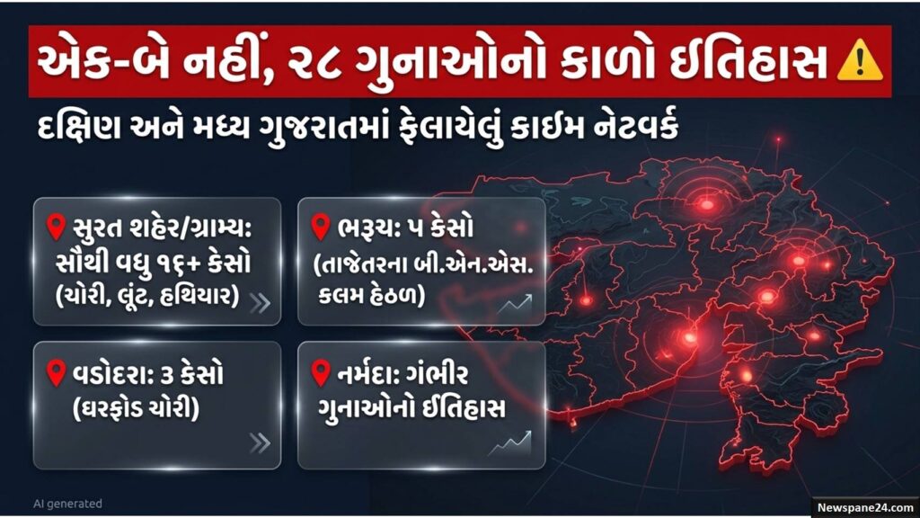 અમદાવાદ : 28 ગુનાનો કાળો ઈતિહાસ ધરાવતા શખ્સની ધરપકડ, 7 લાખથી વધુનો મુદ્દામાલ રિકવર 42 અમદાવાદ