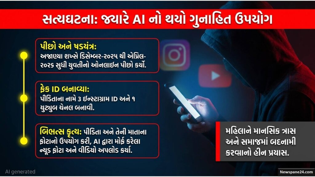 ઇન્સ્ટાગ્રામ પર પીછો કરી AI દ્વારા અશ્લીલ ફોટા બનાવનાર સાયબર કીડો જેલભેગો 49 cyb 11 2