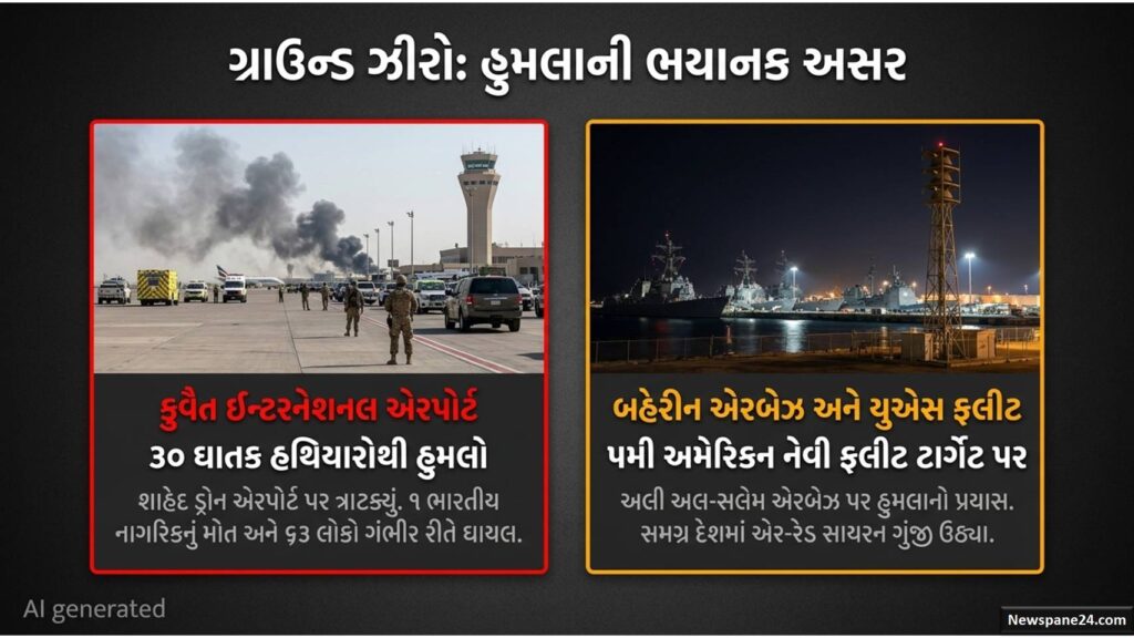 ખાડીયુદ્ધ : કુવૈત અને બહેરીન પર ઈરાનનો હુમલો: અમેરિકી રડાર સાઈટ્સ ફૂંકી મરાતા સ્થિતિ બેકાબૂ 48 ખાડીયુદ્ધ