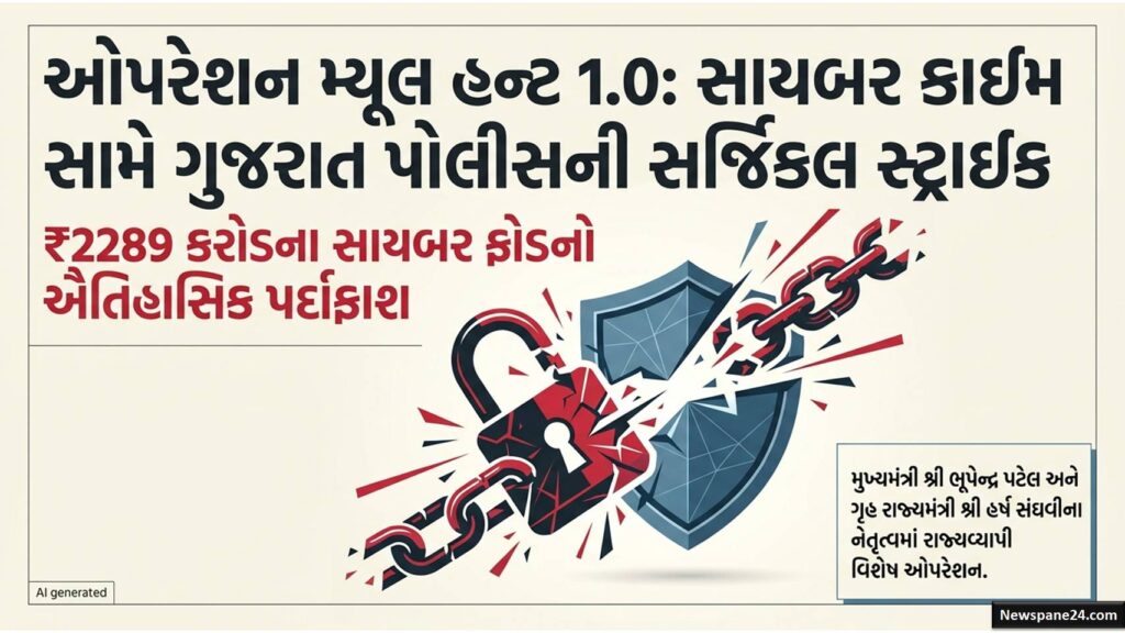 ઓપરેશન મ્યૂલ હન્ટ 1.0 : સાયબર ક્રાઇમ સામે ગુજરાત પોલીસની સર્જિકલ સ્ટ્રાઇક, ₹2289 કરોડના ફ્રોડનો પર્દાફાશ 51 Ope MH