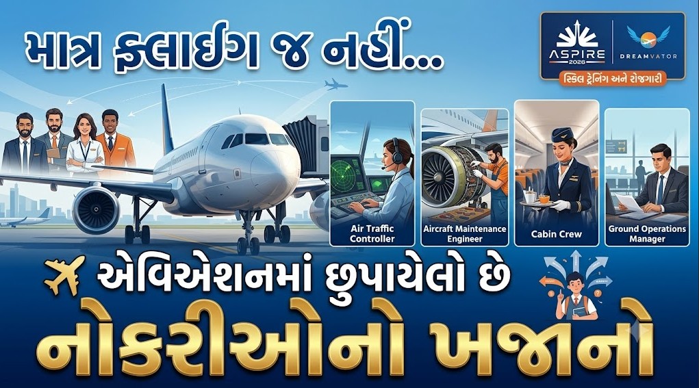 ASPIRE 2026 : પાઇલટ બન્યા વિના પણ એવિએશનમાં નોકરી? ASPIRE 2026નો નવો ધમાકો 41 ASPIRE 2026