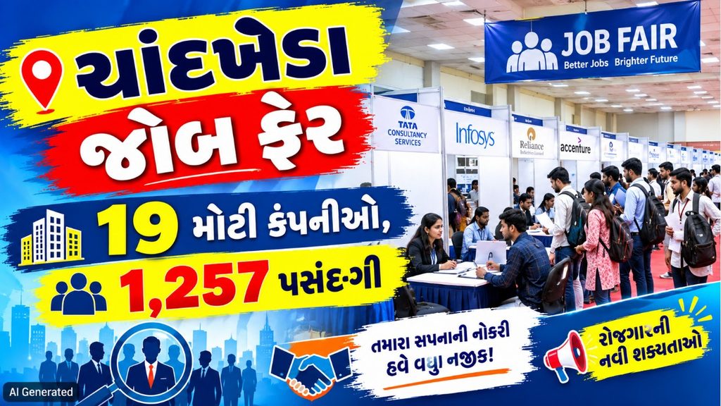 Ahmedabad : અમદાવાદમાં મેગા જોબ ફેર: 1,257 ઉમેદવારોની પ્રાથમિક પસંદગી, 19 કંપનીઓએ આપી તક! 41 Ahmedabad